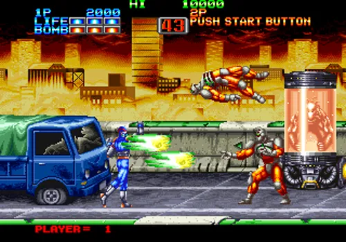 Eight Man Neo Geo AES Screenshot