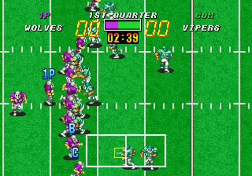 Football Frenzy Neo Geo AES Screenshot
