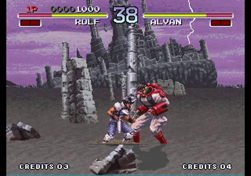 Galaxy Fight: Universal Warriors Neo Geo AES Screenshot
