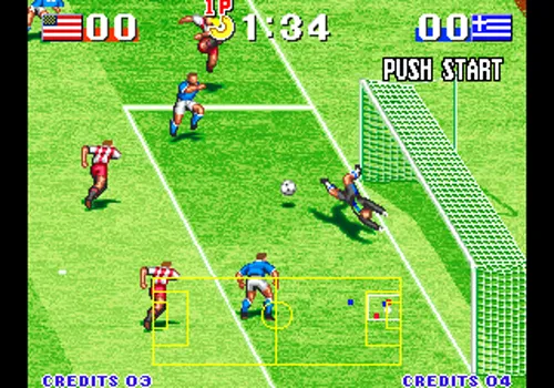 Goal! Goal! Goal! Neo Geo AES Screenshot