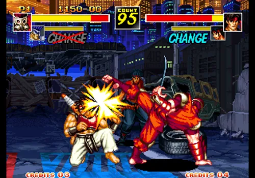 Kizuna Encounter Neo Geo AES Screenshot