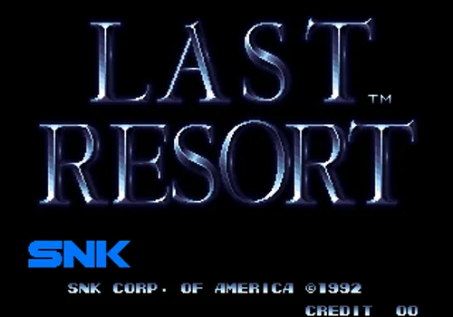 Last Resort Neo Geo AES Screenshot