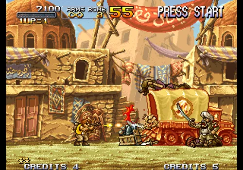 Metal Slug 2 Neo Geo AES Screenshot