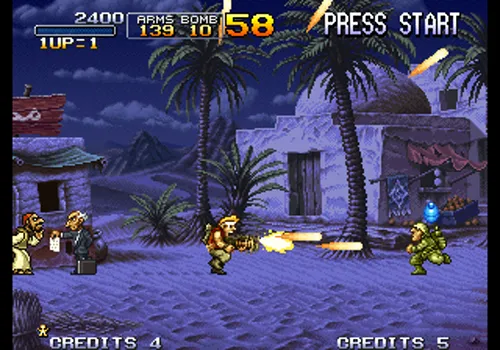 Metal Slug X Neo Geo AES Screenshot