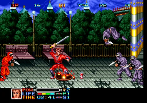 Ninja Combat Neo Geo AES Screenshot