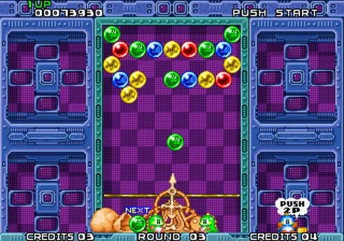 Puzzle Bobble Neo Geo AES Screenshot