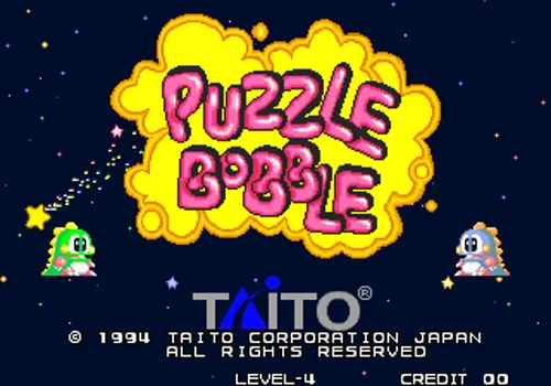 Puzzle Bobble Neo Geo AES Screenshot
