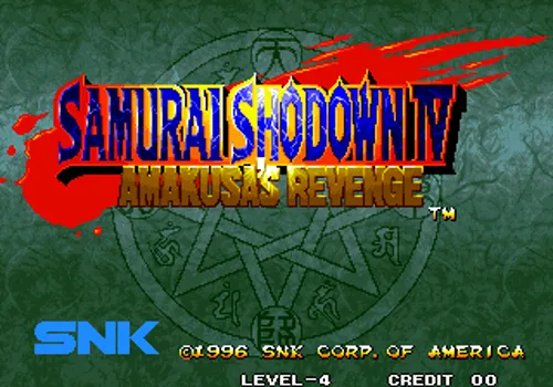 Samurai Shodown IV Neo Geo AES Screenshot
