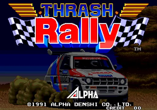 Thrash Rally Neo Geo AES Screenshot