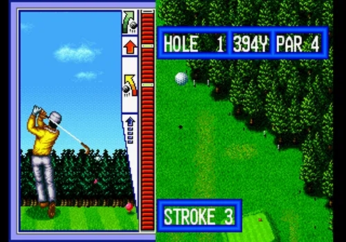 Top Player's Golf Neo Geo AES Screenshot