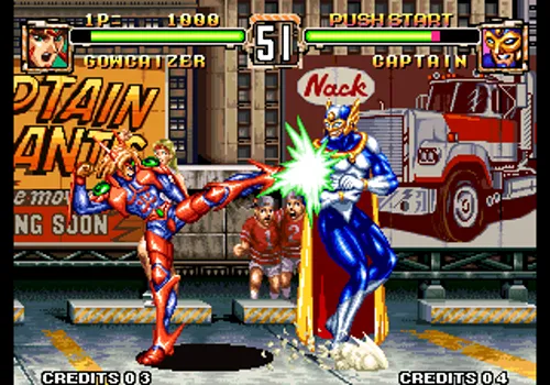 Voltage Fighter Gowcaizer Neo Geo AES Screenshot