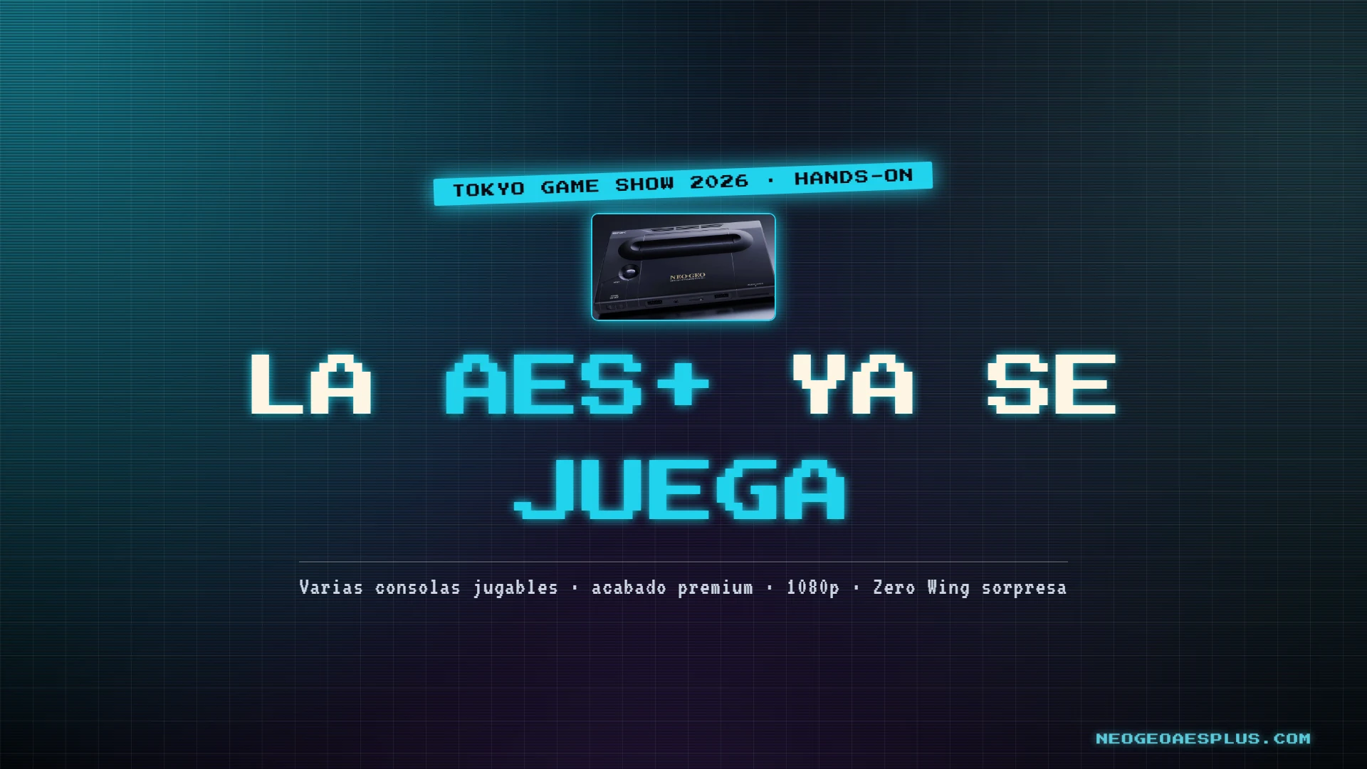 Hemos visto la Neo Geo AES+ en acción en el Tokyo Game Show: nuestras impresiones