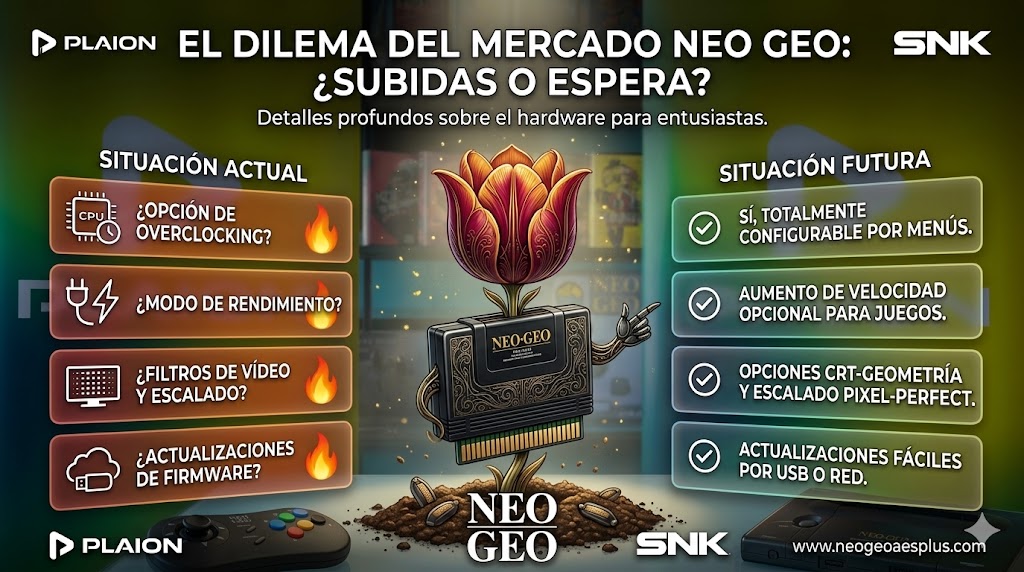 Silencio de SNK y la AES original que no para de subir: ¿qué pasará con los precios cuando llegue la AES+?