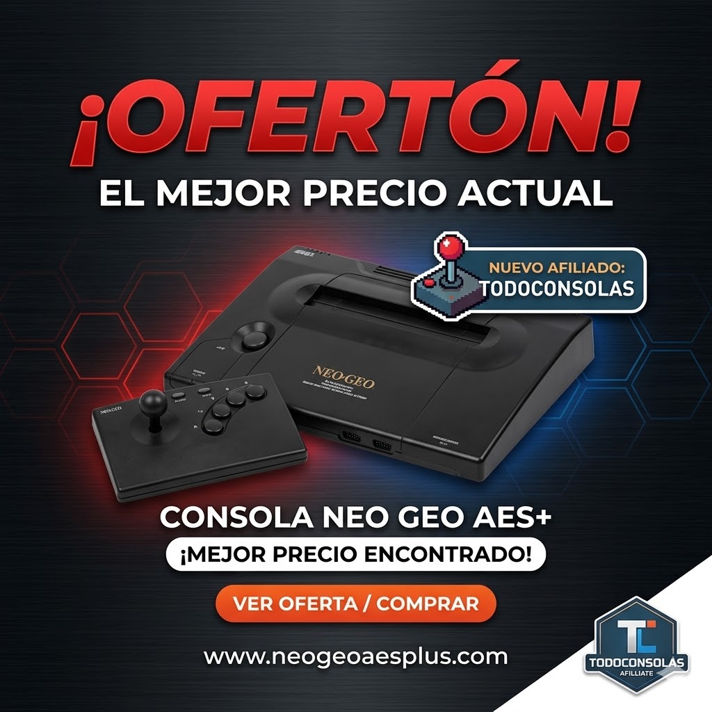 Todo Consolas se suma como nuevo partner: los 10 juegos y la consola AES+, con descuento
